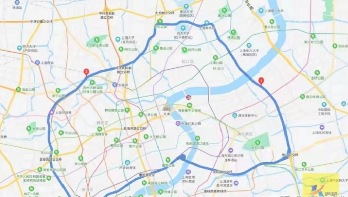 上海外牌摩托车限行区域图解