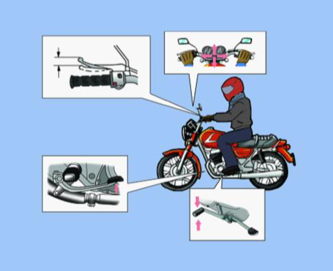 摩托车停车的方法和要领